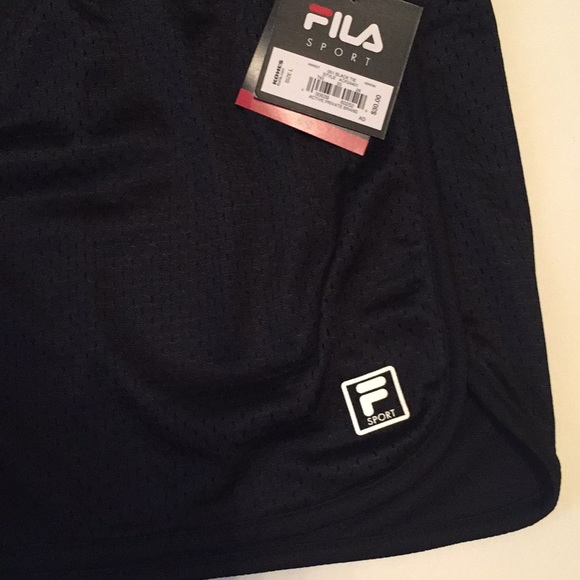 *SOLD* 🆕 Fila black mesh fitness shorts - Picture 2 of 3
